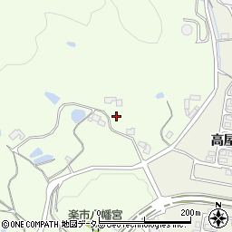 広島県東広島市高屋町杵原2095周辺の地図