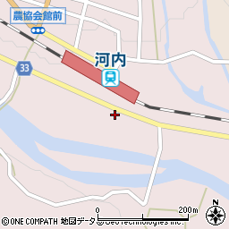 広島県東広島市河内町中河内668周辺の地図