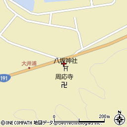 山口県萩市大井大井後地周辺の地図
