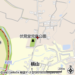 大阪府富田林市伏見堂383-1周辺の地図