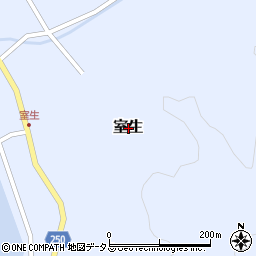 香川県小豆郡小豆島町室生周辺の地図