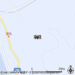 香川県小豆島町（小豆郡）室生周辺の地図