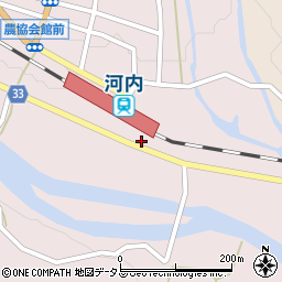 広島県東広島市河内町中河内651周辺の地図
