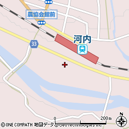 広島県東広島市河内町中河内714周辺の地図