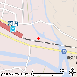 広島県東広島市河内町中河内634周辺の地図