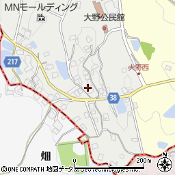 大阪府大阪狭山市大野西677周辺の地図