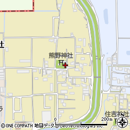 東辻自治会館周辺の地図