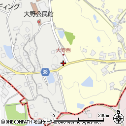 大阪府大阪狭山市大野西615-3周辺の地図