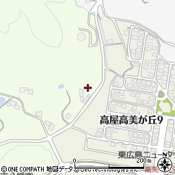 広島県東広島市高屋町杵原3302周辺の地図