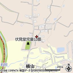 大阪府富田林市伏見堂381周辺の地図