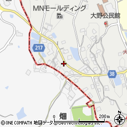 大阪府大阪狭山市大野西792周辺の地図
