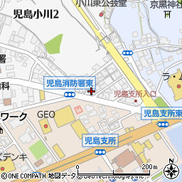 岡山県ＬＰガス協会　児島支部周辺の地図