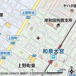 株式会社トラストホールディング　ストラストカーズ岸和田店周辺の地図