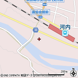 広島県東広島市河内町中河内762周辺の地図