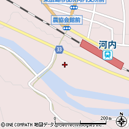 広島県東広島市河内町中河内762周辺の地図
