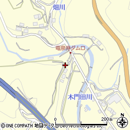 広島県尾道市木ノ庄町木門田1601周辺の地図