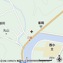 長崎県対馬市峰町三根323周辺の地図