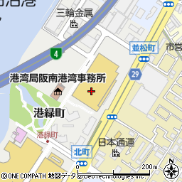 ホームセンターコーナン岸和田ベイサイド店周辺の地図