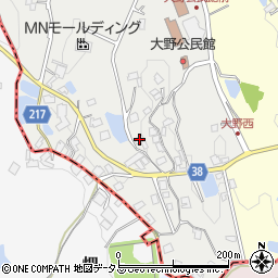 大阪府大阪狭山市大野西725周辺の地図