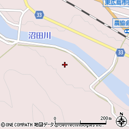 広島県東広島市河内町中河内431周辺の地図