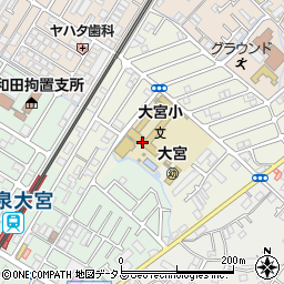 岸和田市立大宮小学校周辺の地図