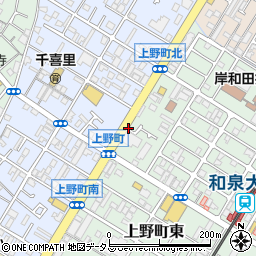 上野町東周辺の地図
