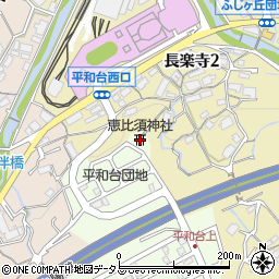 恵比須神社周辺の地図