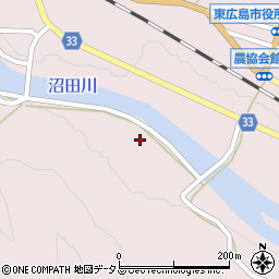 広島県東広島市河内町中河内430周辺の地図