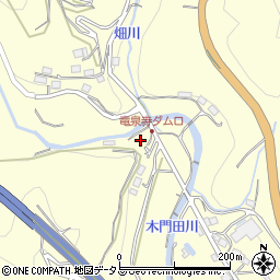 広島県尾道市木ノ庄町木門田1594周辺の地図