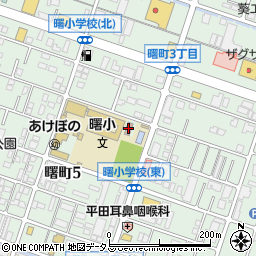 福山市曙公民館周辺の地図