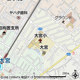 岸和田市立大宮小学校周辺の地図