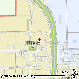 奈良県御所市東辻周辺の地図