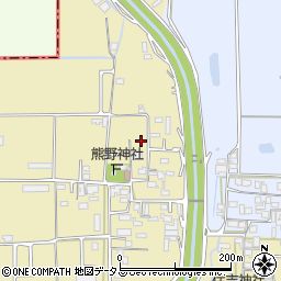奈良県御所市東辻周辺の地図
