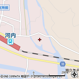 広島県東広島市河内町中河内1271周辺の地図