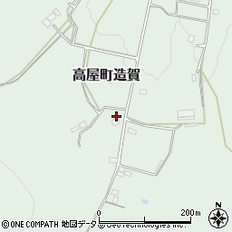 広島県東広島市高屋町造賀6450周辺の地図