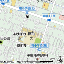 福山市立曙小学校周辺の地図