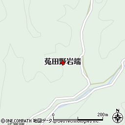 奈良県宇陀市菟田野岩端周辺の地図