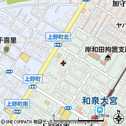 上野町東公民館周辺の地図