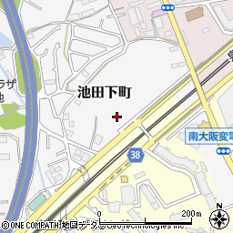 富田林泉大津線周辺の地図