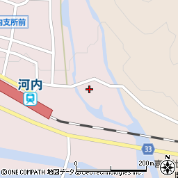 広島県東広島市河内町中河内1266周辺の地図
