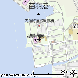 小豆島町役場　苗羽公民館・働く婦人の家周辺の地図