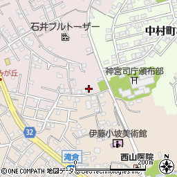 橋井左官周辺の地図