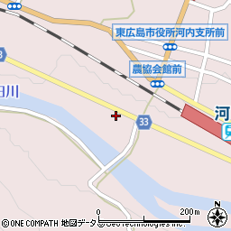 広島県東広島市河内町中河内863周辺の地図