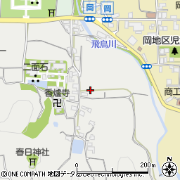 奈良県高市郡明日香村橘周辺の地図