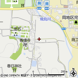 奈良県明日香村（高市郡）橘周辺の地図