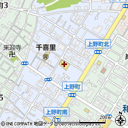 ドラッグスギ岸和田上野店周辺の地図