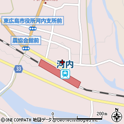 広島県東広島市河内町中河内707-4周辺の地図