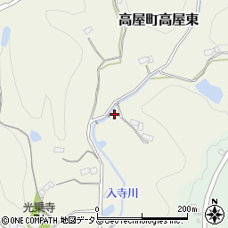 広島県東広島市高屋町高屋東1103-7周辺の地図