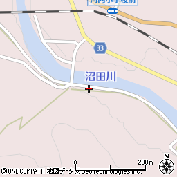 広島県東広島市河内町中河内407周辺の地図
