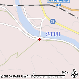 広島県東広島市河内町中河内402周辺の地図